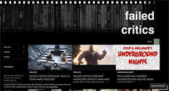 Desktop Screenshot of failedcritics.com