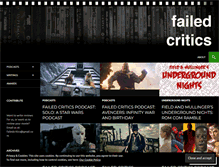 Tablet Screenshot of failedcritics.com